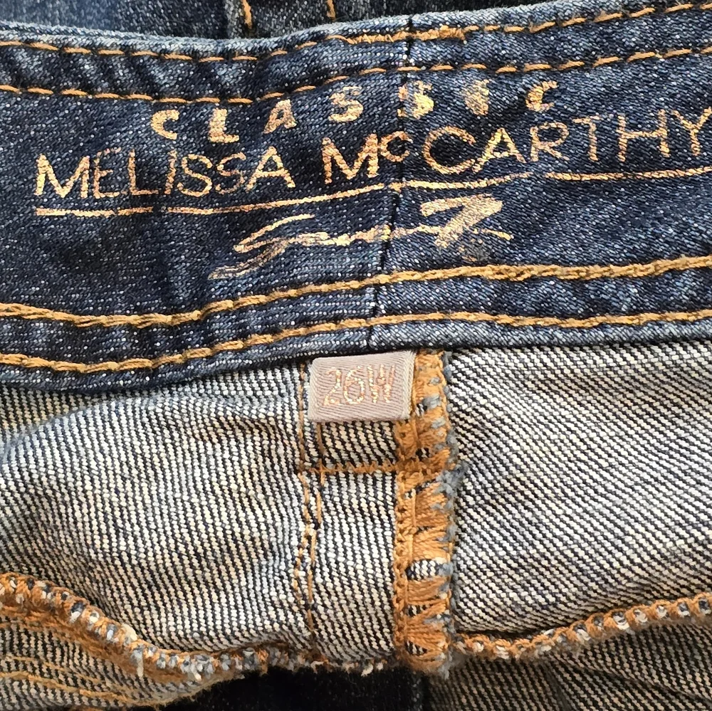 Melissa McCartney Seven7 Bermuda Denim Jean Shorts Plus‎ Size 26